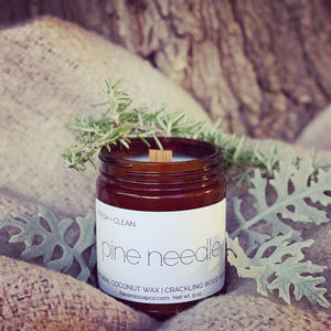 Pine Needle Candle